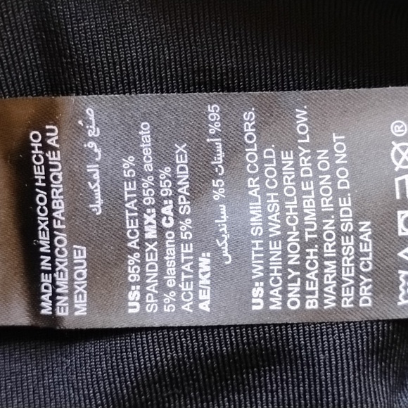 NWT Chico's Travelers Square Neck Dress 2 12 14 Slinky Black Short Sleeve - Picture 7 of 11